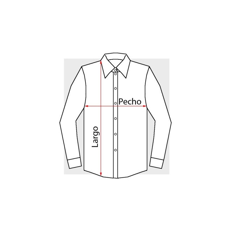 Medidas Camisa fallero
