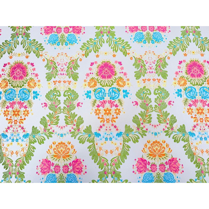 chaleco fallero hombre blanco y rosa