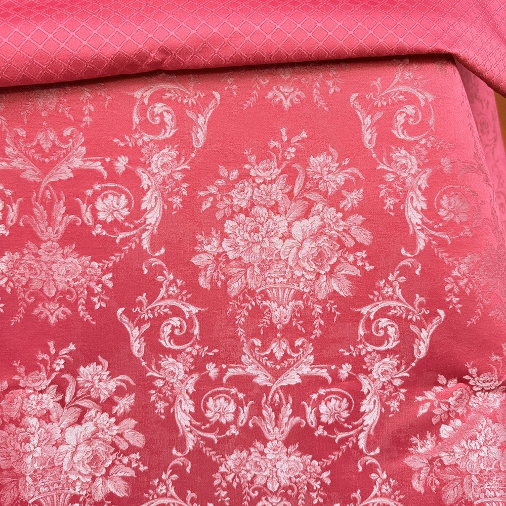 tela de brocatel fallero rosa