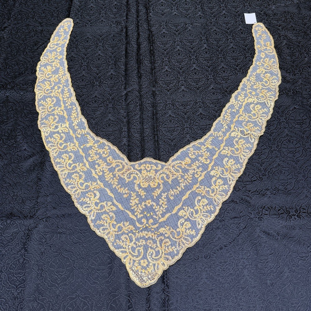 peinador fallera oro lentejuelas oro