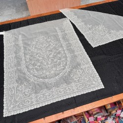 manteleta muselina blanca