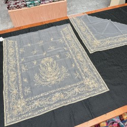 manteleta fallera oro