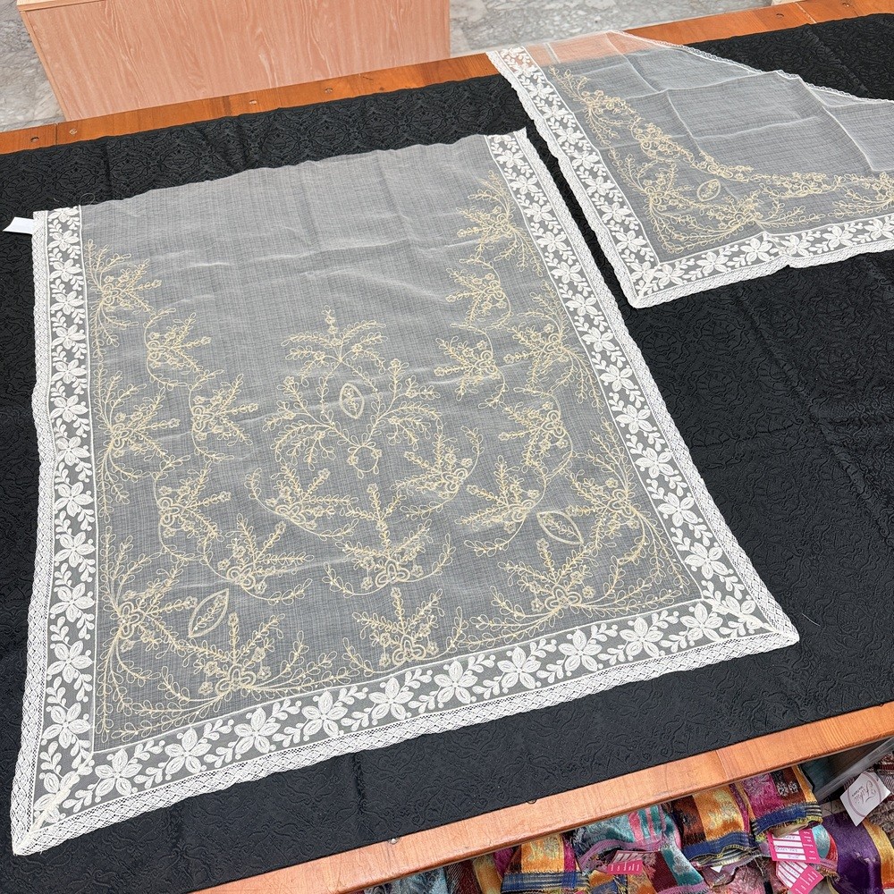 Manteletas fallera baratas con puntilla