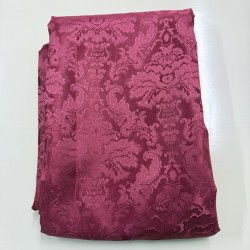traje fallera damasco rojo tinto