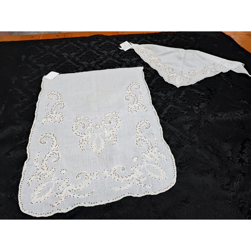 manteleta fallera bebe niña oro